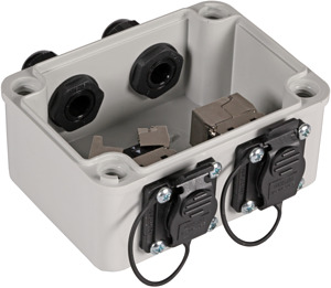 IP67 Gehäuse mit 2xRJ45 P 53730.1V2 - hiplo24.de 