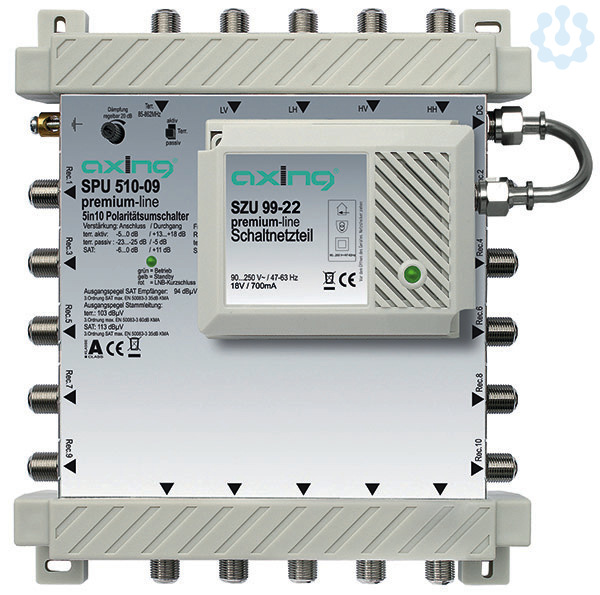 Multiinterruttore SAT Axing SPU 58-05 Con Alimentatore - Nuovo In Scatola - Foto 2