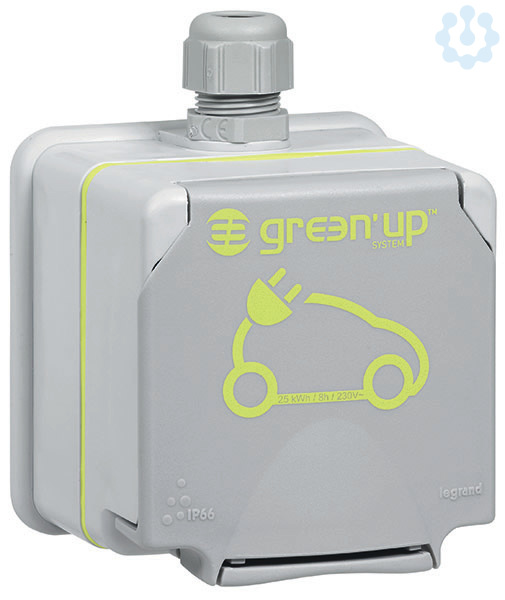 Legrand Wasserdichte Aufputz-Steckdose IP55 – Grau, 20A, Für Den Außenbereich
