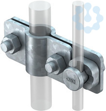Produktbild von Erdungsklemmen-Set Aus Kupferlegierung – 3 Stück, Für 1,27–3,5cm Rohre, Kabel #10 Bis #2, Für Wasserrohre