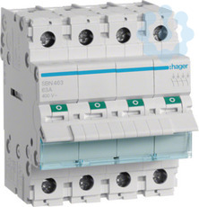 Not-Aus Hauptschalter 4-polig, Reiheneinbau, 63A, 22kW - Online Shop - Technik Österreich Not-Aus Hauptschalter 4-polig, Reiheneinbau, 63A, 22kW - Online Shop - Technik Österreich